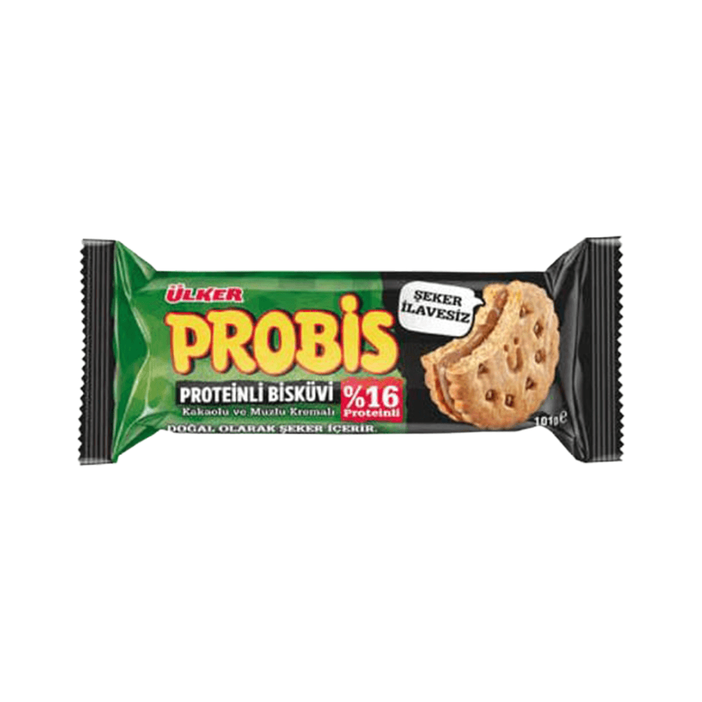 Ülker Probis Kakaolu Muzlu Proteinli Bisküvi 101 Gr