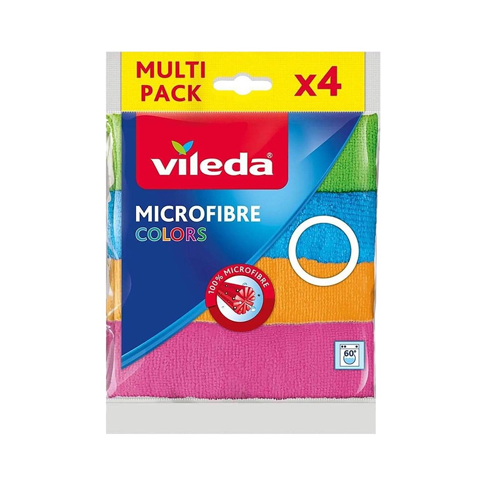 Vileda Renkli Temizlik Bezi 4'lü 