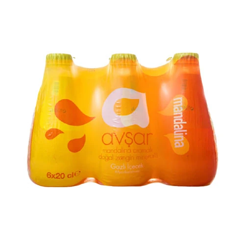 Avşar Mandalina Aromalı Maden Suyu 6 x 200 Ml