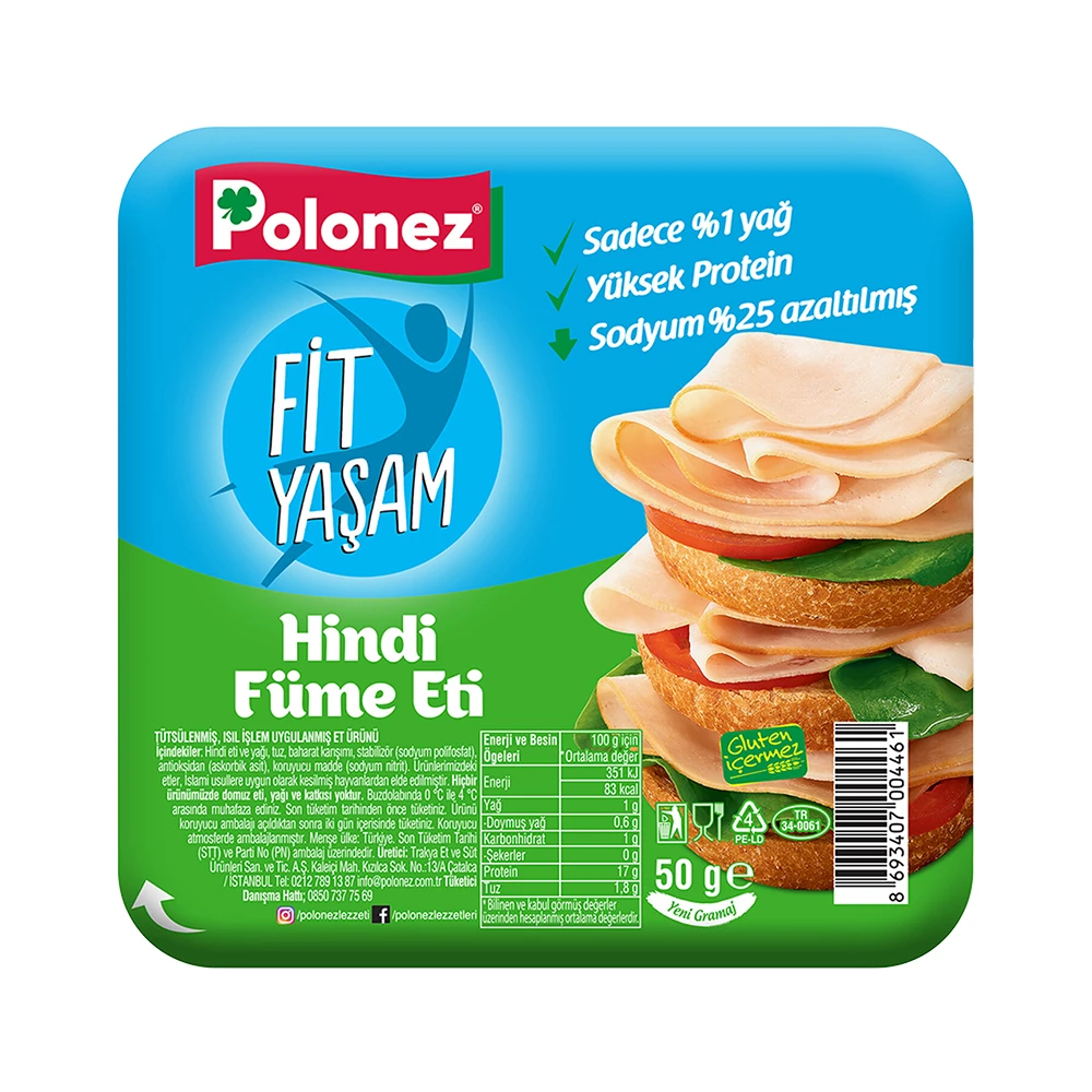 Polonez Hindi Füme Eti 50 Gr