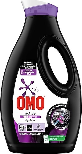 Omo Sıvı Deterjan  Active Siyahlar 1,69 L