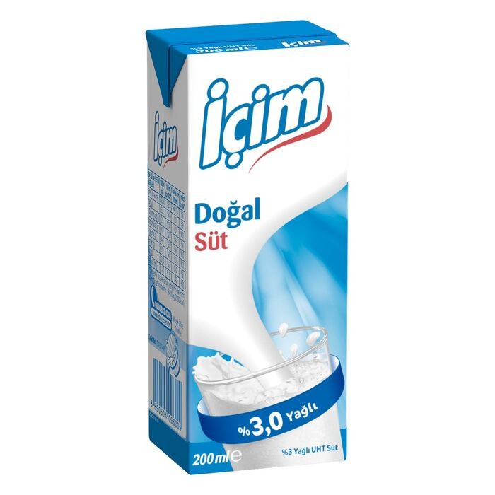 İçim Süt Tam Yağlı Sade 200 Ml