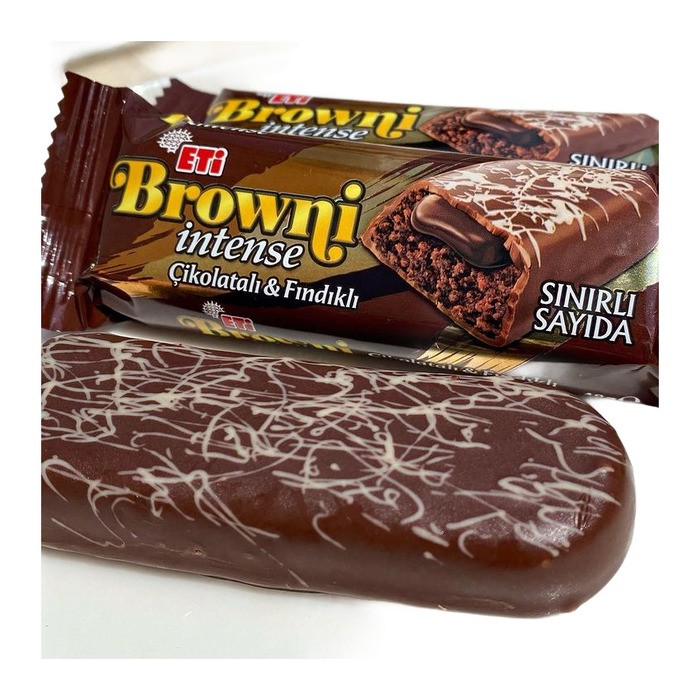 Eti Çikolata Browni Intense Çikolatalı & Fındıklı 48 Gr