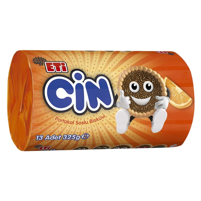 Eti Bisküvi Cin Portakal Soslu 325 Gr