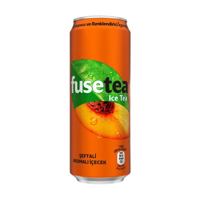 Fuse Tea Soğuk Çay Şeftali Aromalı İçecek Kutu 330 Ml