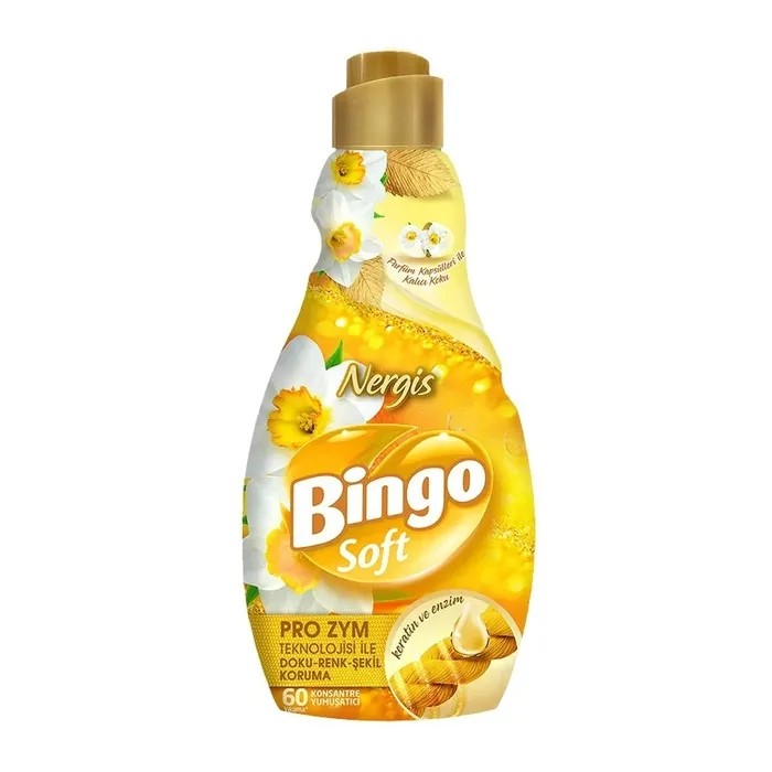 Bingo Soft Konsantre Çamaşır Yumuşatıcısı Nergis 1440 Ml