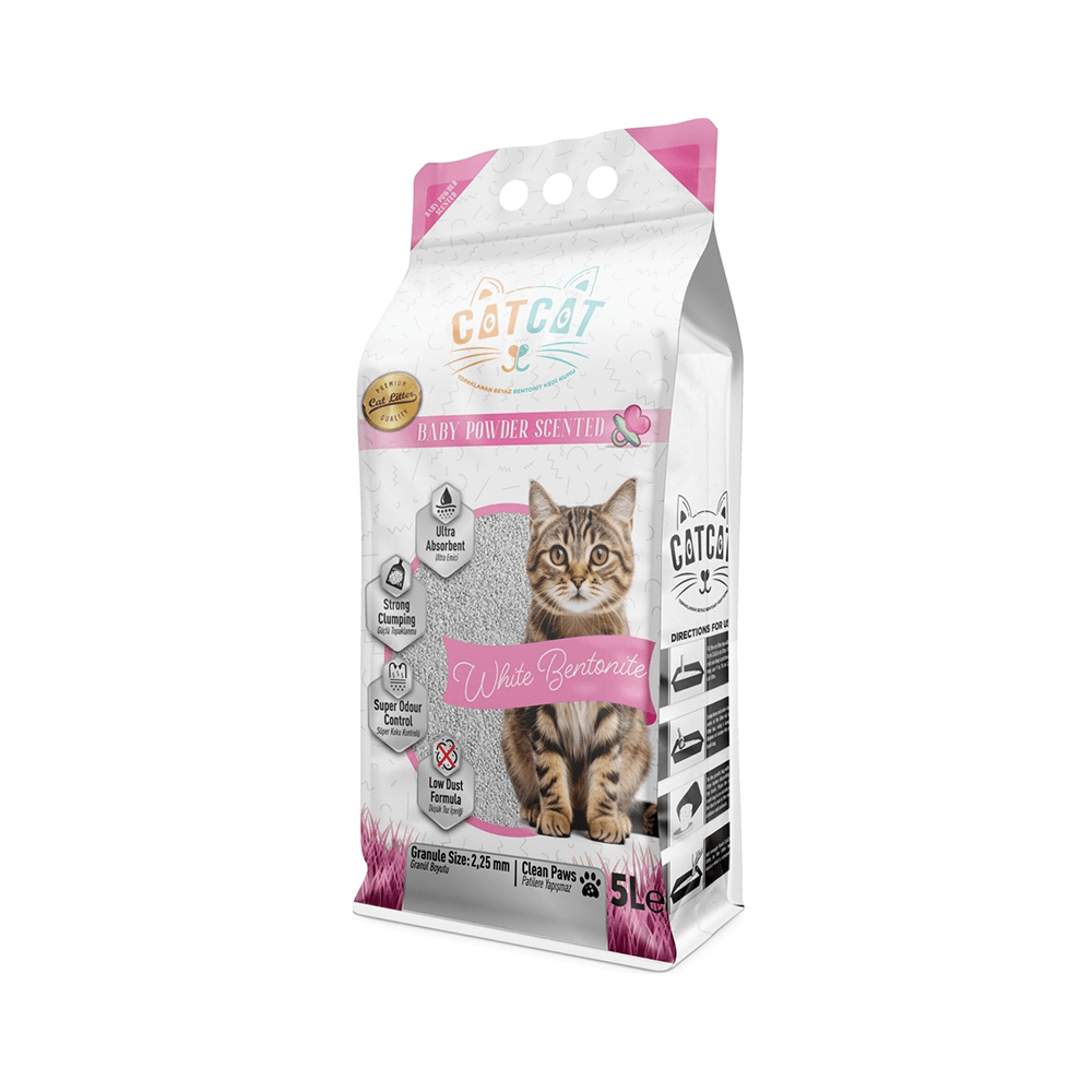 Cat Cat Kedi Kumu Bebek Pudralı 5 Lt