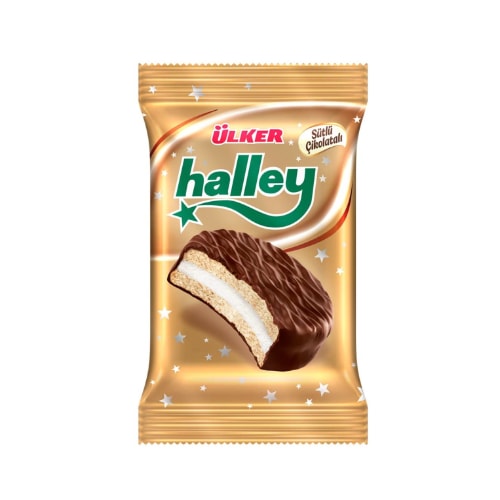 Ülker Halley Çikolata Kaplı Bisküvi 30 Gr
