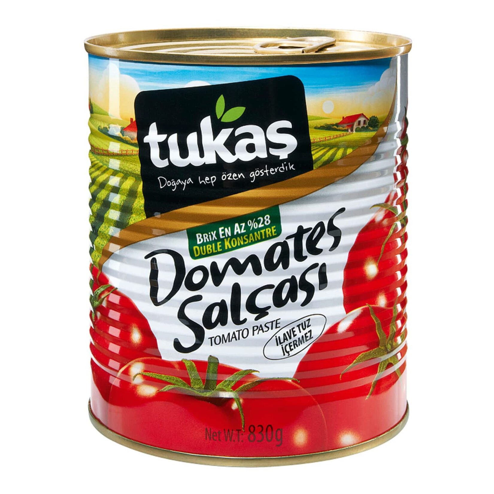 Tukaş Domates Salçası Teneke 830 Gr