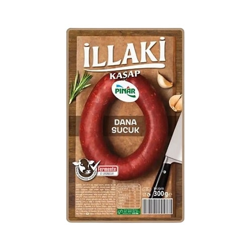 Pınar İllaki Kasap Dana Sucuk 300 Gr