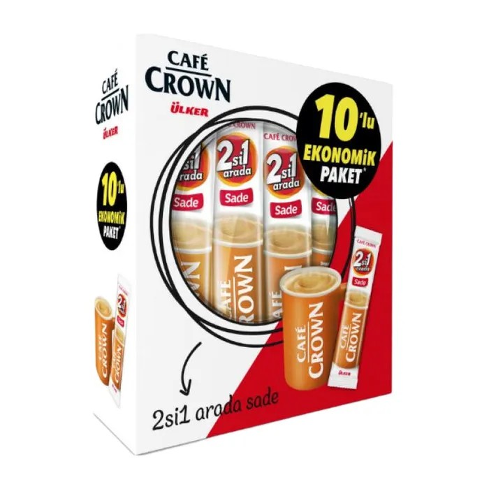 Ülker Cafe Crown 2'si 1 Arada Sade 10'lu