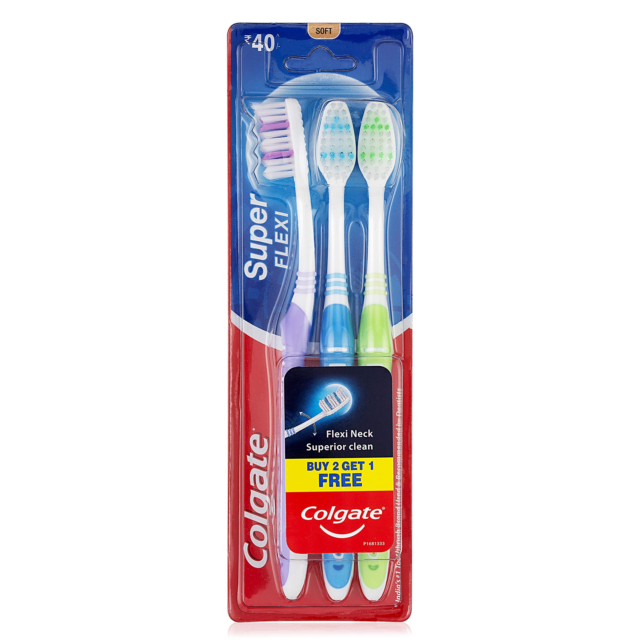 Colgate Süper Flexi Diş Fırçası 3'lü