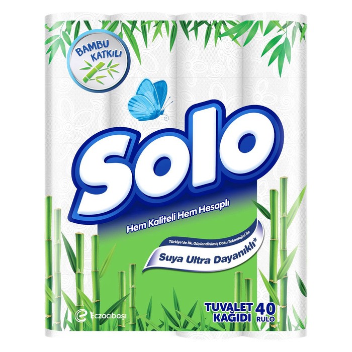 Solo Tuvalet Kağıt Bambu 40'lı