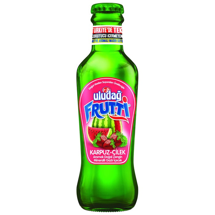 Uludağ Frutti Maden Suyu Karpuz & Çilek Aromalı 200 Ml