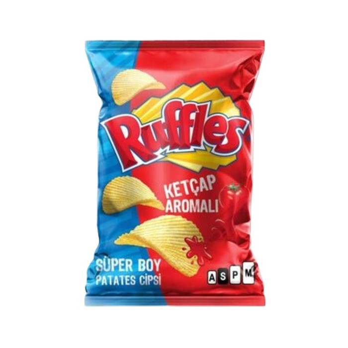 Ruffles Ketçap Çeşnili Patates Cipsi Süper Boy 104 gr