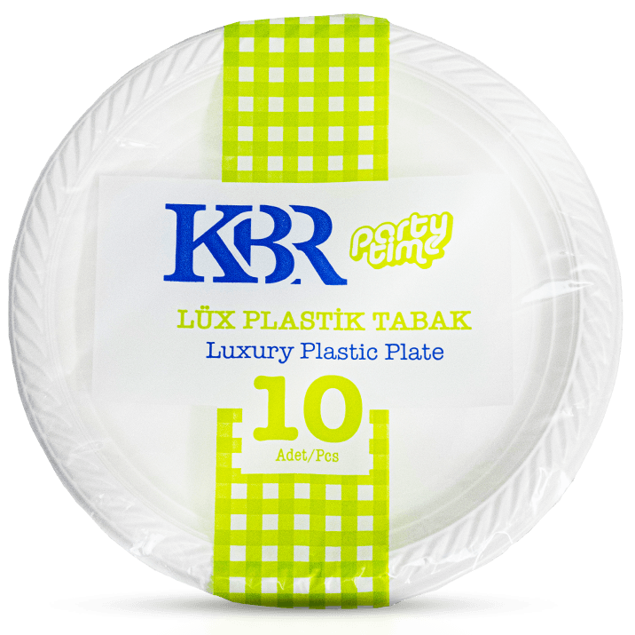 KBR Plastik Tabak 10'lu