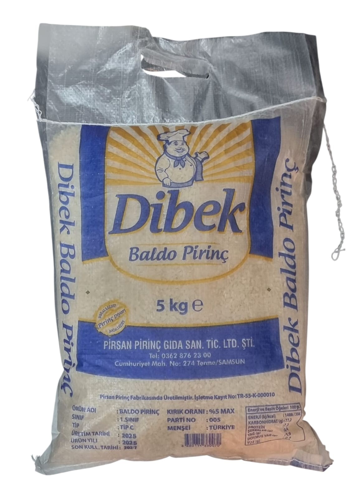 Dibek Pirinç Baldo 5 Kg
