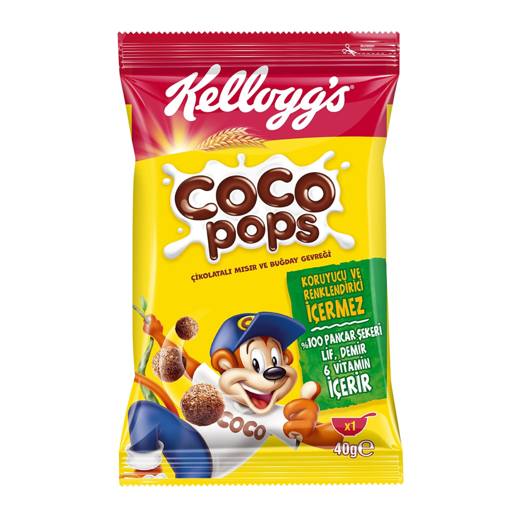 Kellogg's Coco Pops Çokotop 40 Gr