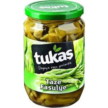 Tukaş Taze Fasulye Konserve (Cam) 670 Gr