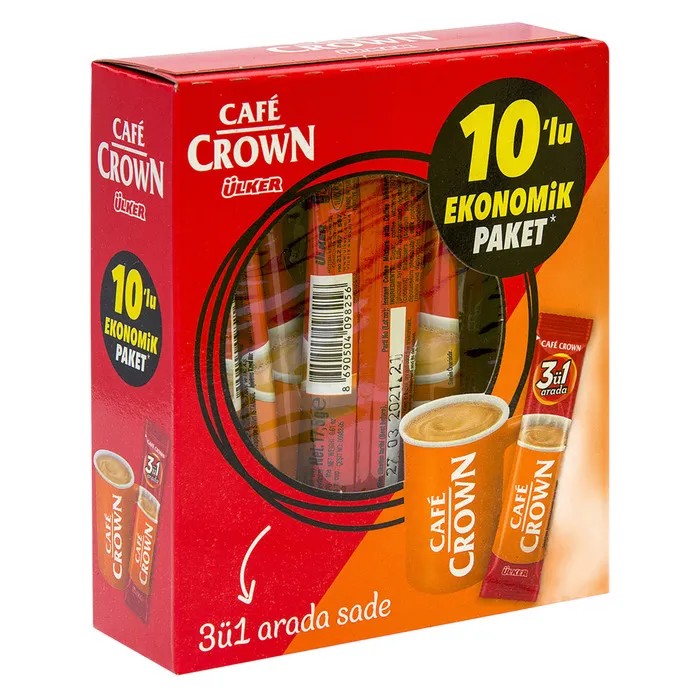 Ülker Cafe Crown 3'ü 1 Arada 10'lu
