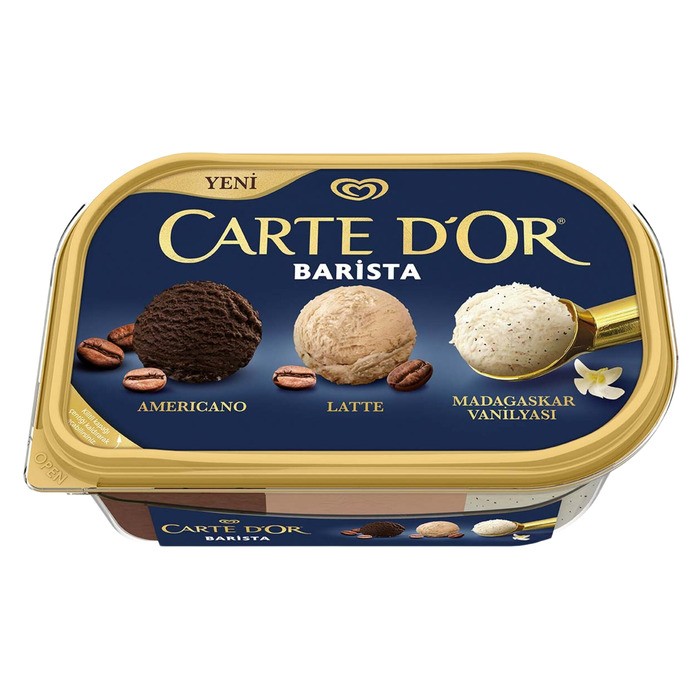Algida Carte D'Or Barista Americano Latte Madagaskar Vanilyası 850 Ml