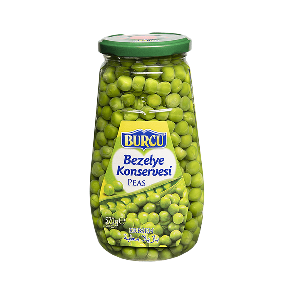 Burcu Bezelye Konserve 570 Gr