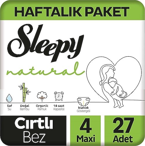 Sleepy Jumbo Maxi 7-14 Kg Bebek Bezi 27li