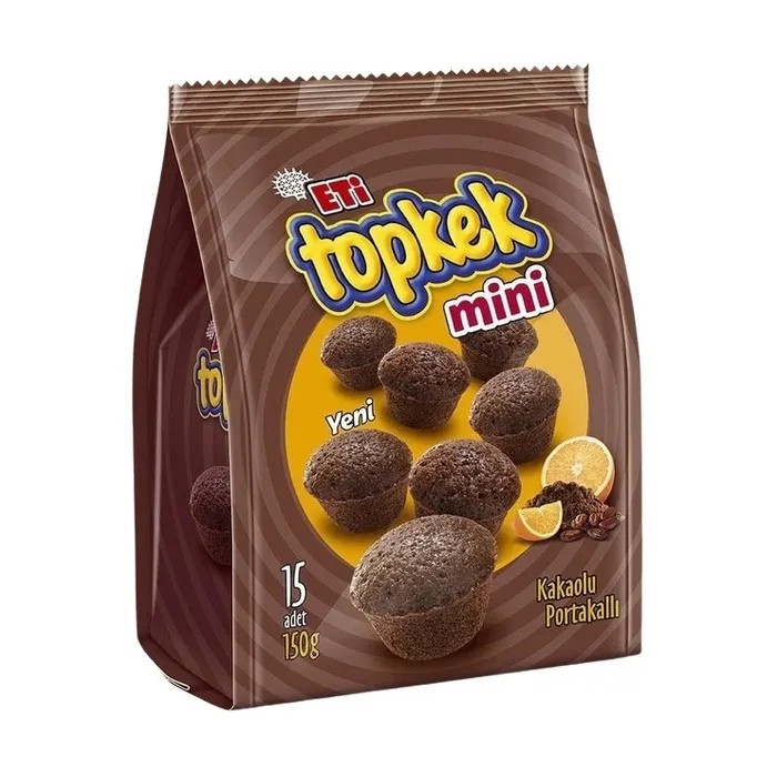 Eti Kek Topkek Mini Kakaolu Portakallı 150 Gr