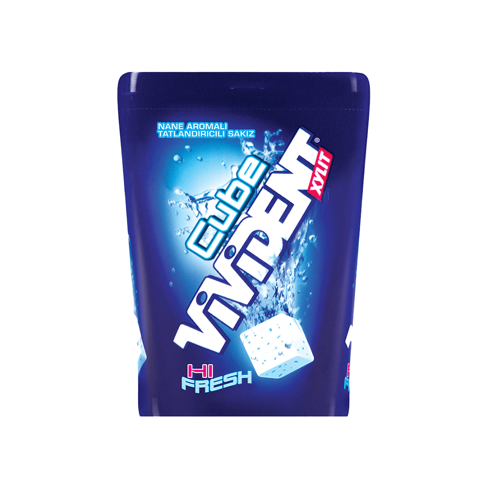 Vivident Cube Mega Nane Aromalı Sakız 86 Gr