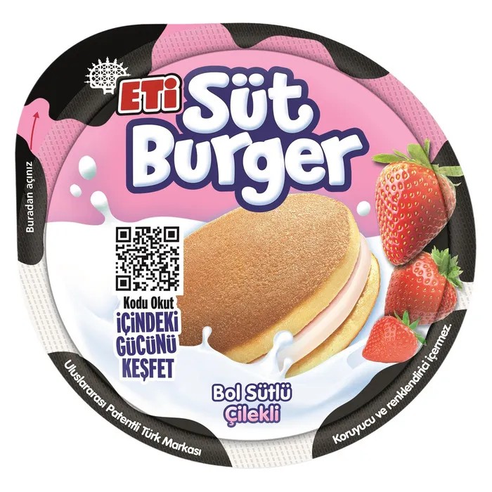 Eti Çilekli Süt Burger 35 Gr