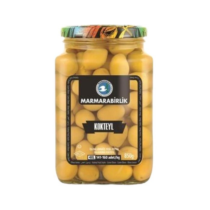 Marmara Birlik 4 Xl Kokteyl Yeşil Zeytin 141-160 850 Gr