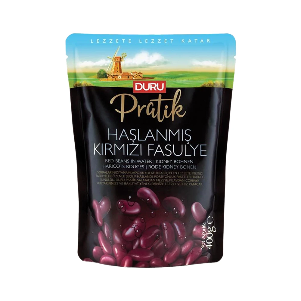 Duru Pratik Haşlanmış Kırmızı Fasulye 400 Gr