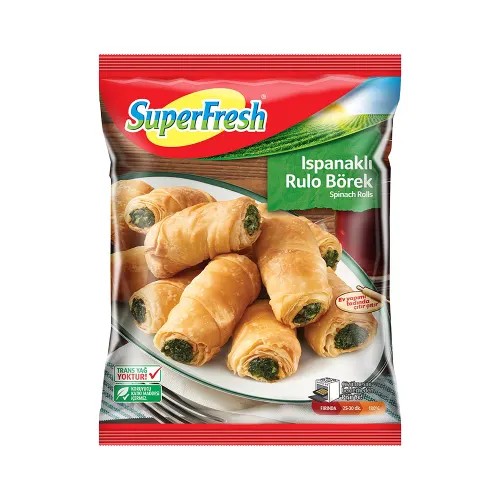 Superfresh Ispanaklı Mini Rulo Börek 420 Gr