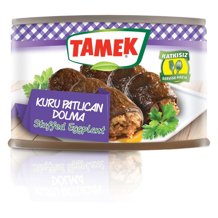 Tamek Patlıcan Kuru Dolma 340 Gr