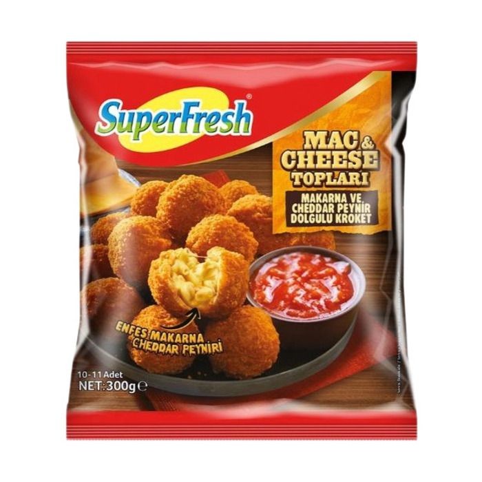 Superfresh Mac & Cheese Topları 300 Gr