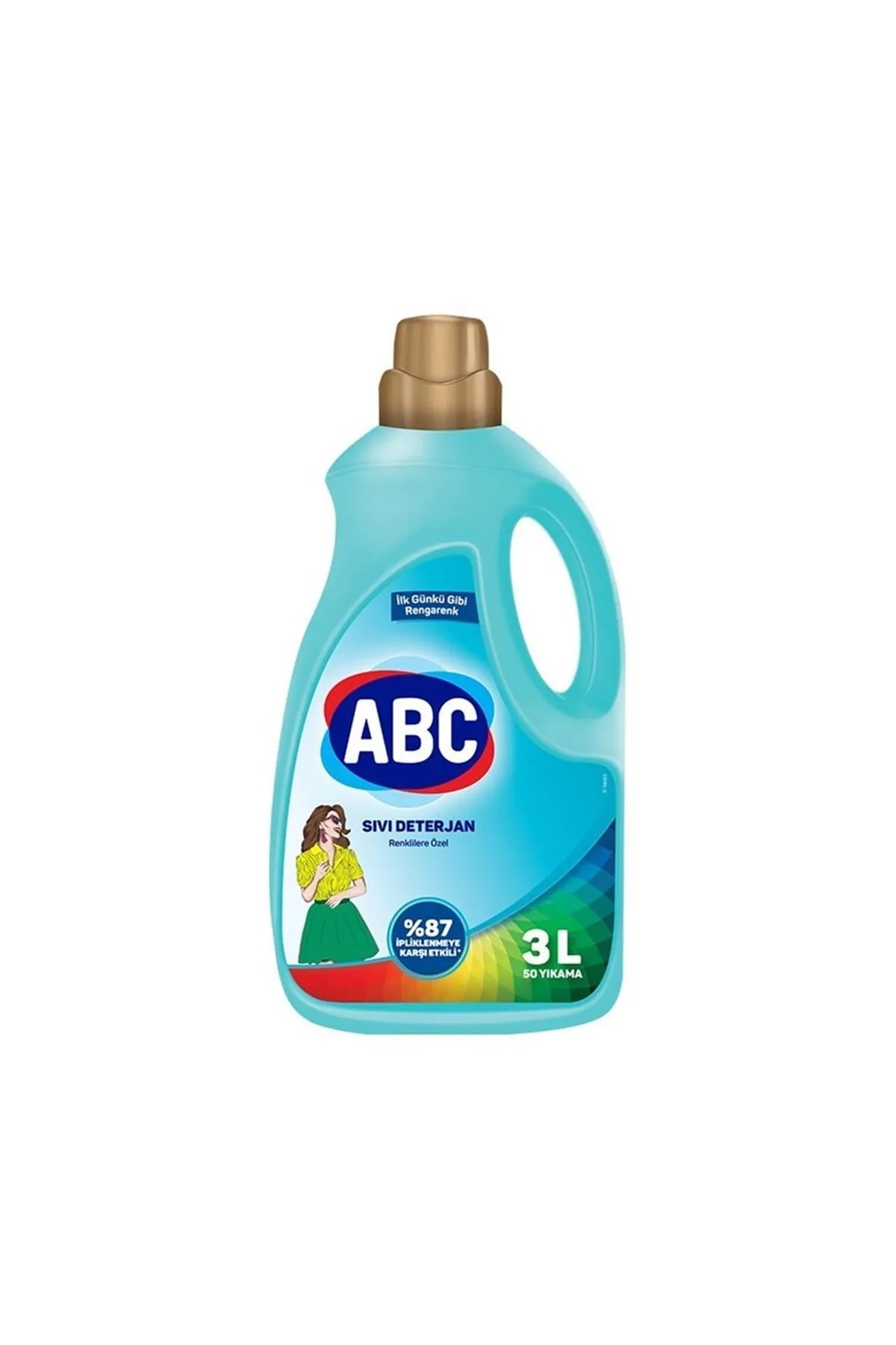 ABC Sıvı Deterjan Rengarenk 3 L