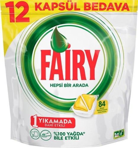 Fairy Orijinal Hepsi Bir Arada 84lü Tablet