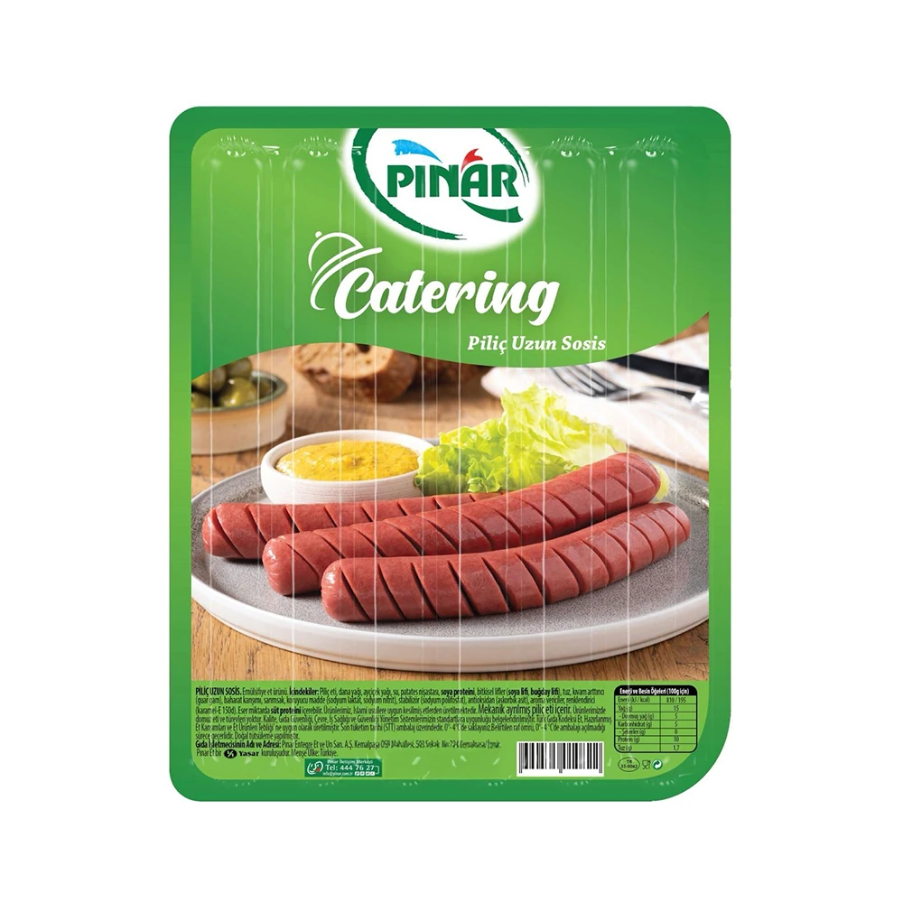 Pınar Catering Piliç Uzun Sosis 460 Gr