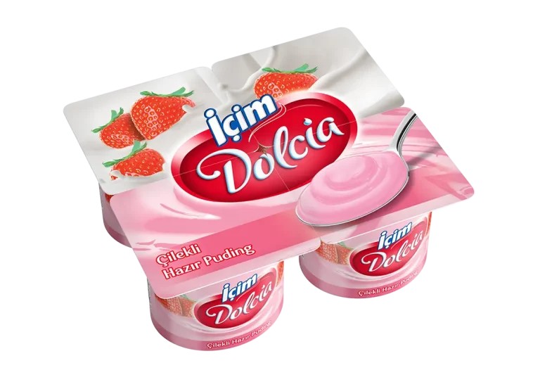 İçim Dolcia Çilekli Puding 60 Gr (Adet)