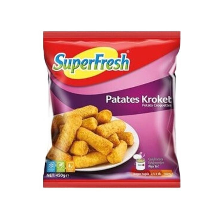 Superfresh Patates Kroket 450 Gr