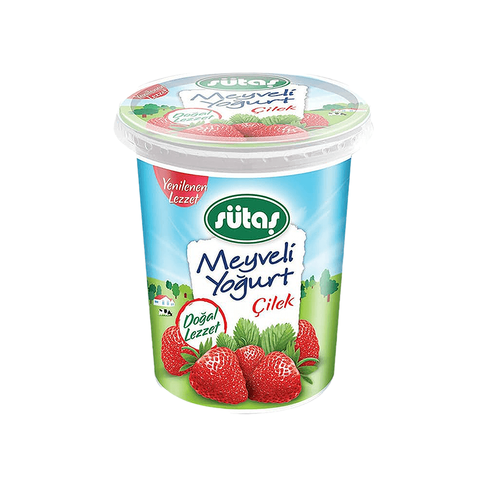 Sütaş Yoğurt Çilekli 500 Gr