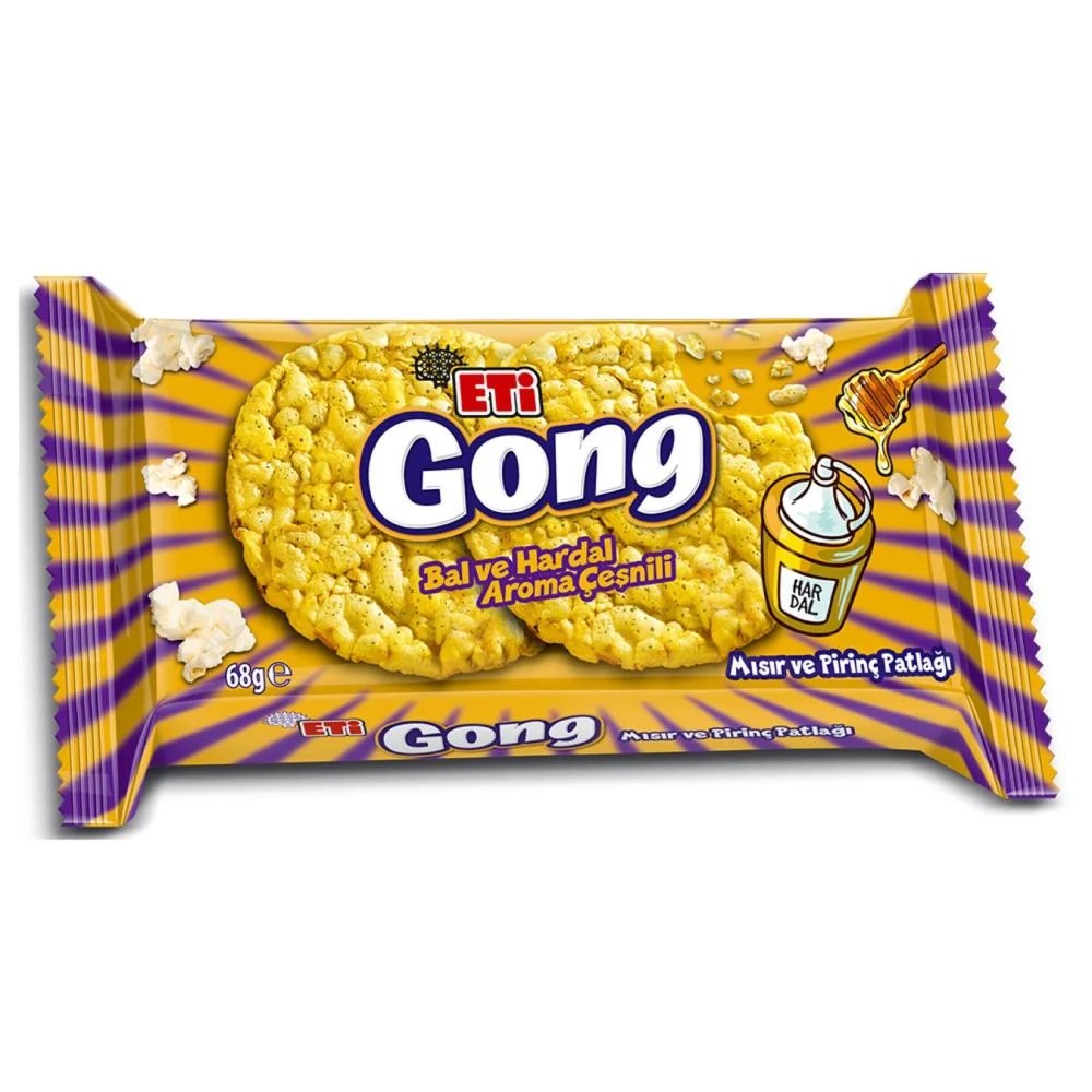 Eti Mısır Patlağı Gong Ballı Hardallı 68 Gr