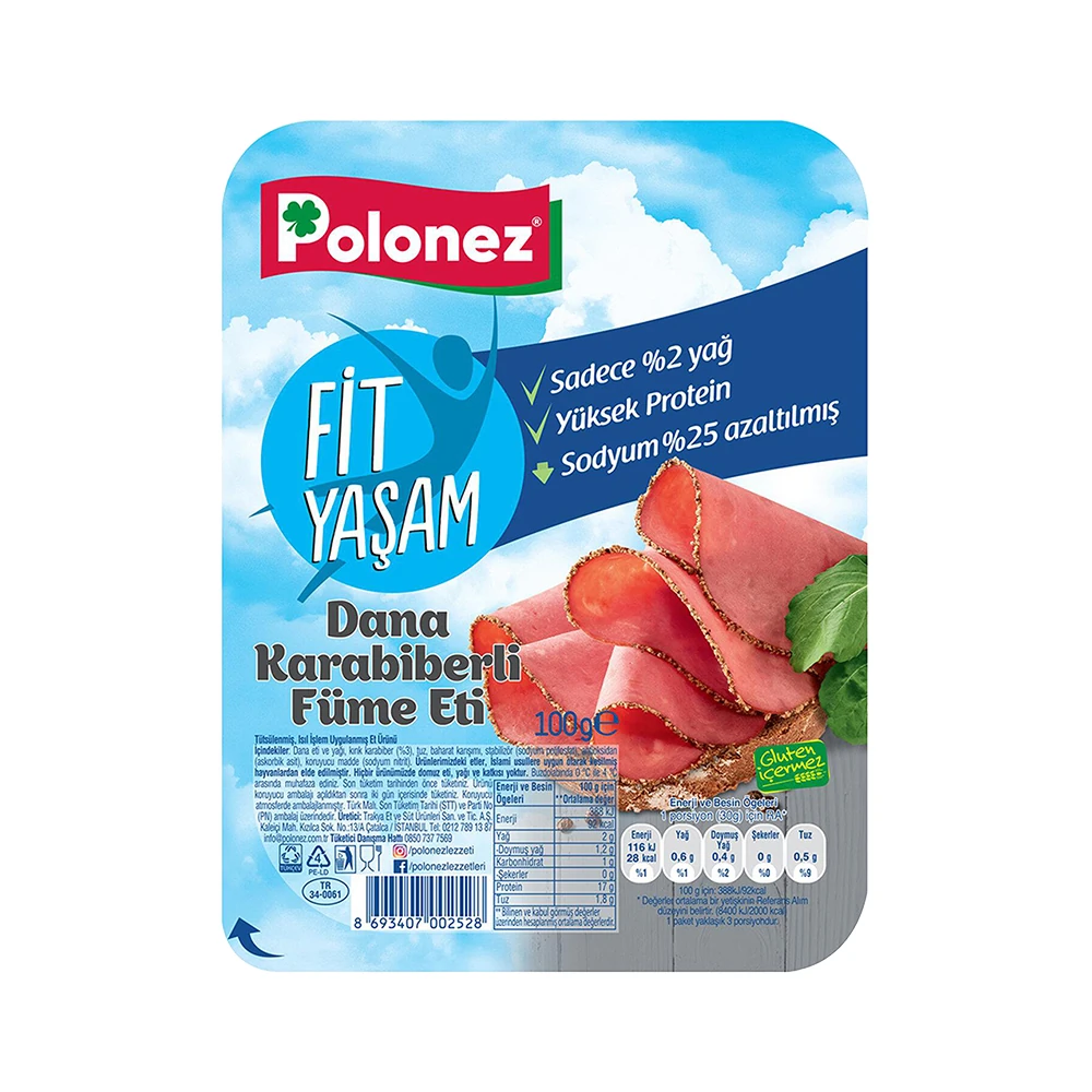 Polonez Dana Karabiberli Füme Et 90 Gr