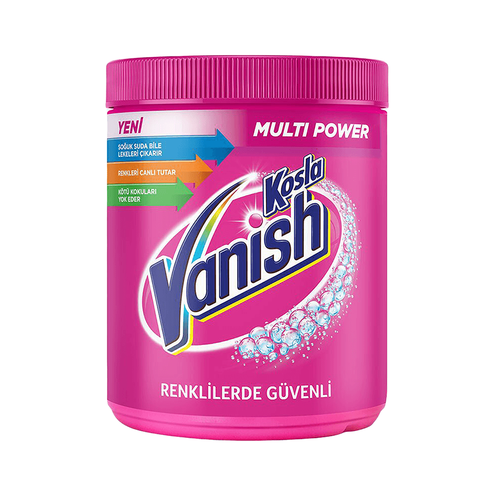 Kosla Vanish Çamaşır Leke Çıkarıcı Ve Deterjan Güçlendirici Multipower Toz Renkliler 400 Gr
