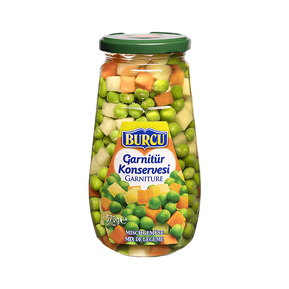 Burcu Garnitür Konservesi 570 Gr