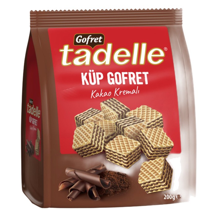Tadelle Gofret Küp Kakao Kremalı 200 Gr
