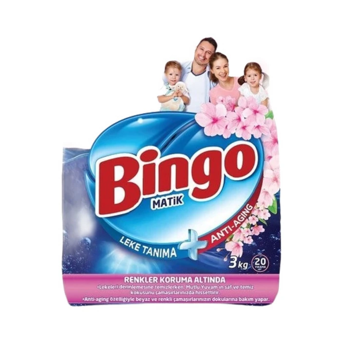 Bingo Matik Renkliler ve Beyazlar İçin 3 Kg