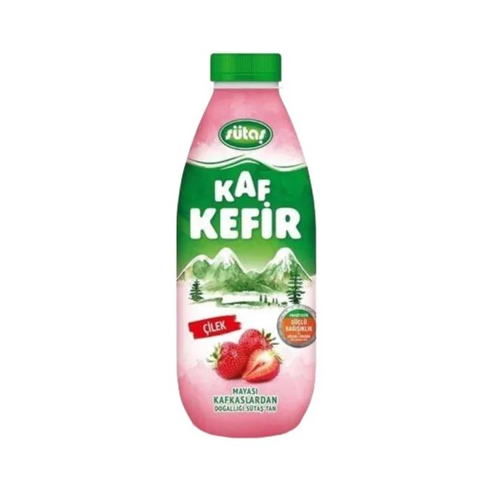Sütaş Kefir Çilekli Kaf 1 Lt