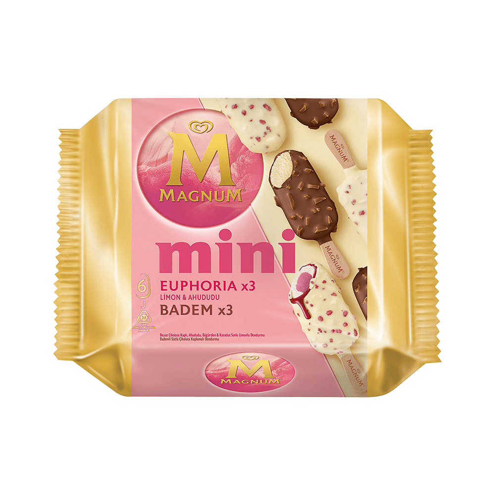 Algida Magnum Mini Double Euphoria Badem 6'lı