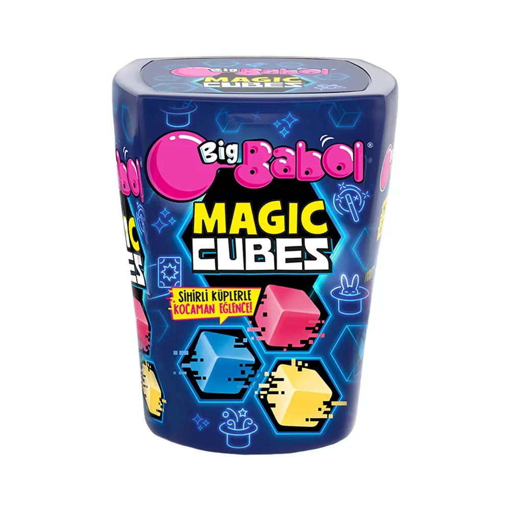 Big Babol Magic Cubes Karışık Meyve Aromalı Sakız 86 g